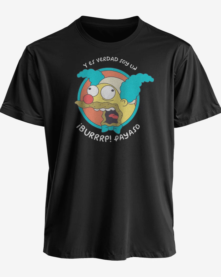 Polera premium Negro de Soy un Payaso