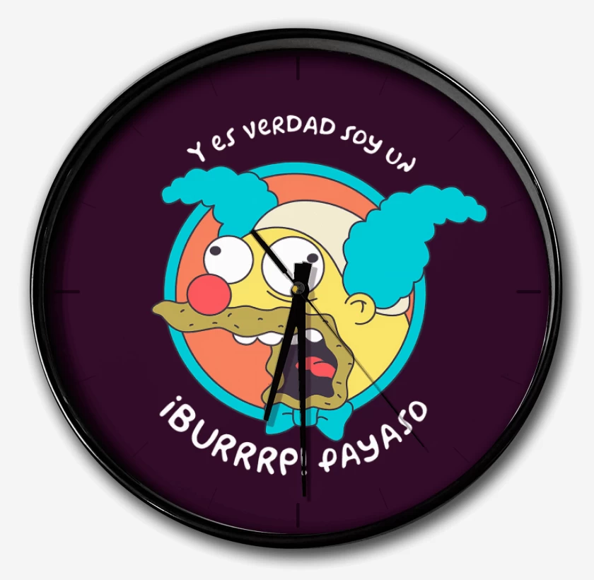 Reloj Morado de Soy un Payaso