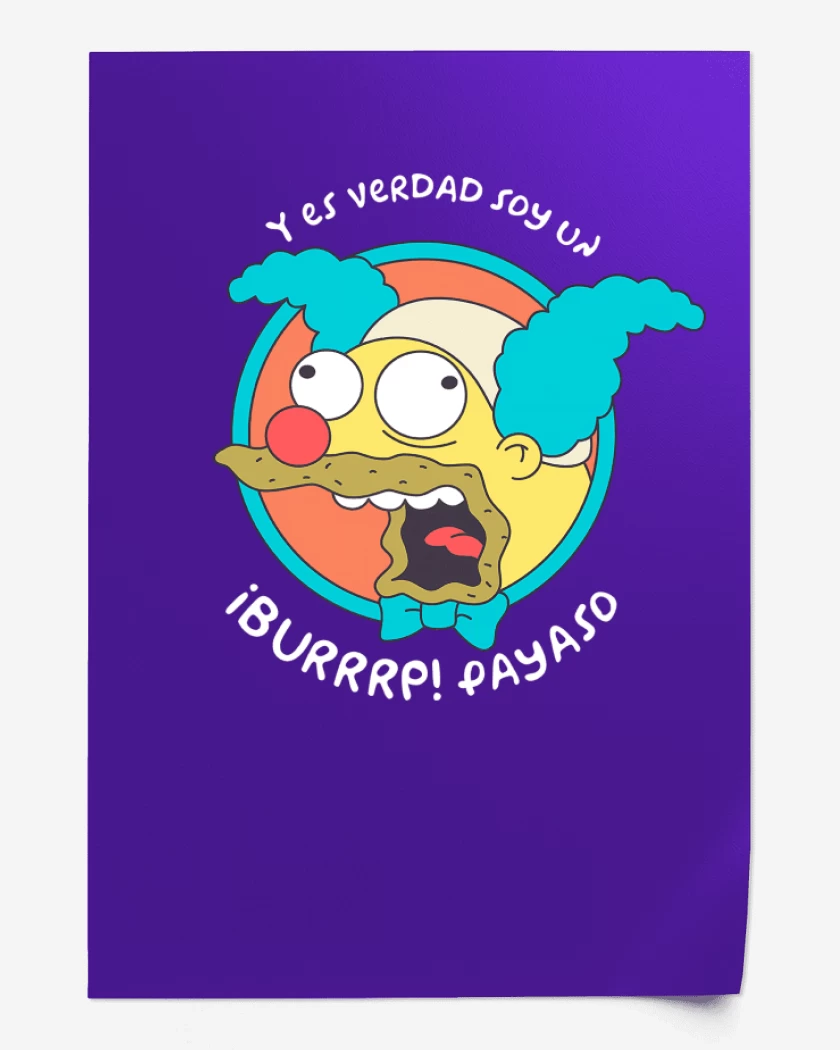 Print Soy un Payaso