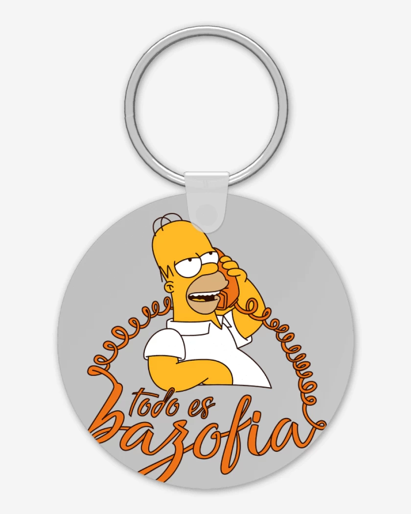Llavero Todo es Bazofia