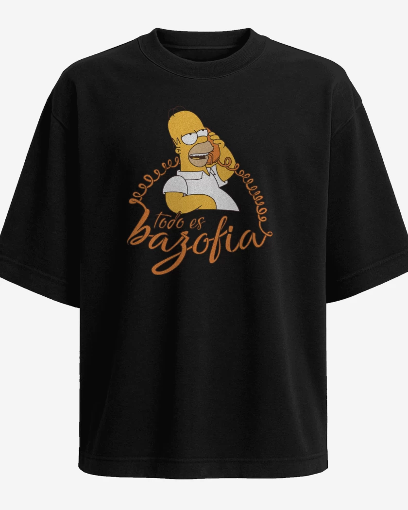 Polera Oversize Todo es Bazofia