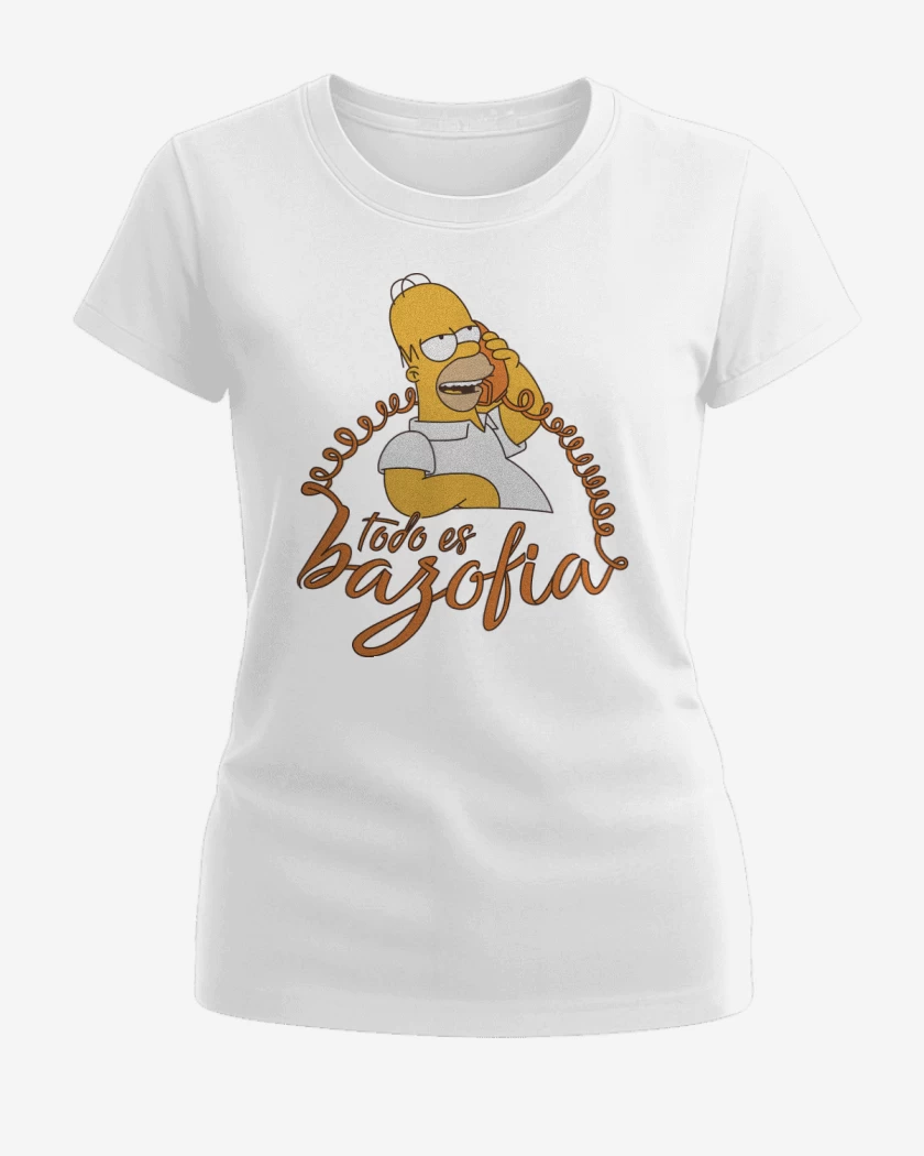 Polera de Mujer Blanco de Todo es Bazofia