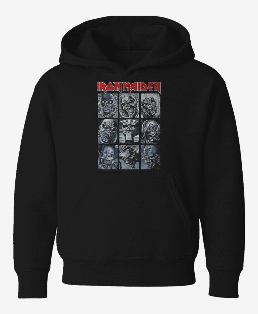 Poleron de niño Negro de Iron Maiden Eddies