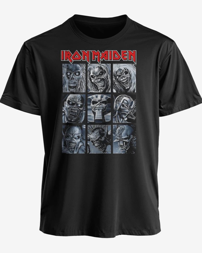 Polera premium Negro de Iron Maiden Eddies