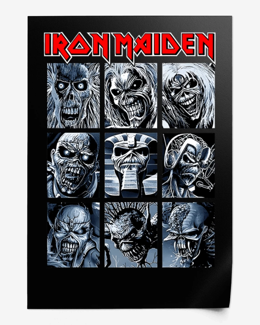 Print Iron Maiden Eddies