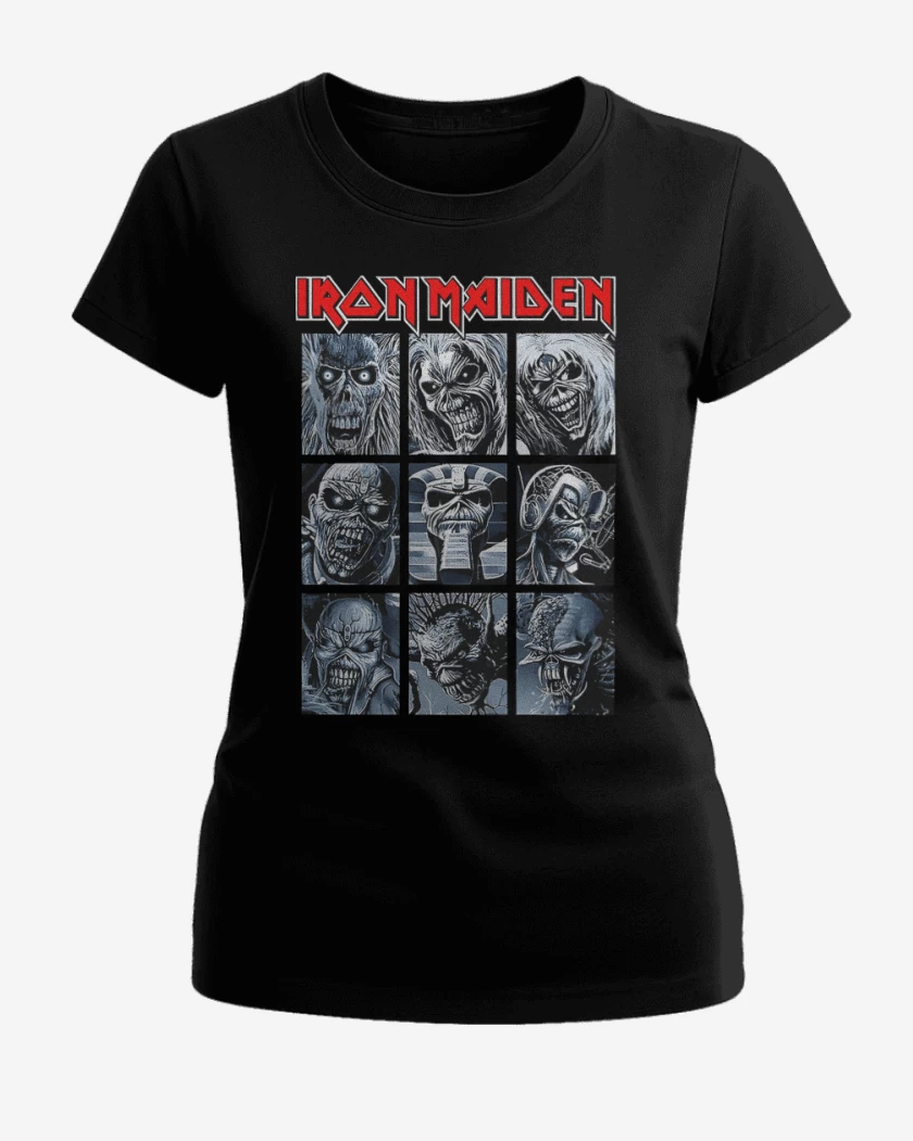 Polera de Mujer Negro de Iron Maiden Eddies