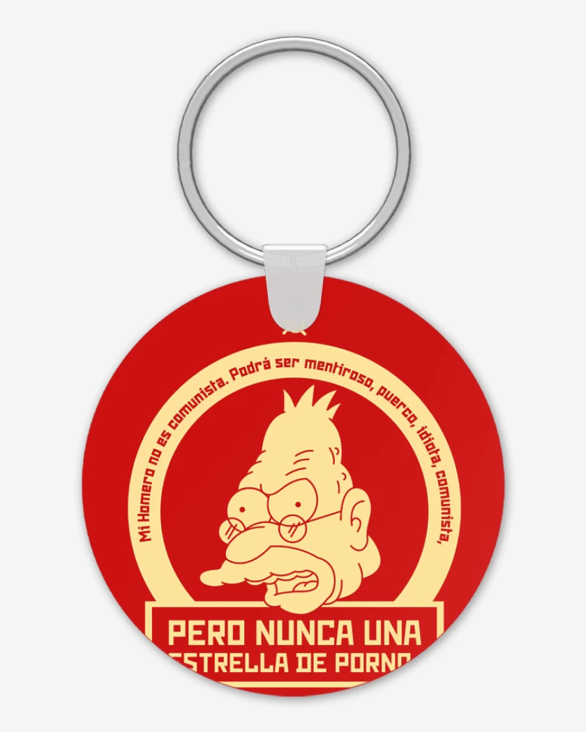 Llavero Rojo de Mi Homero