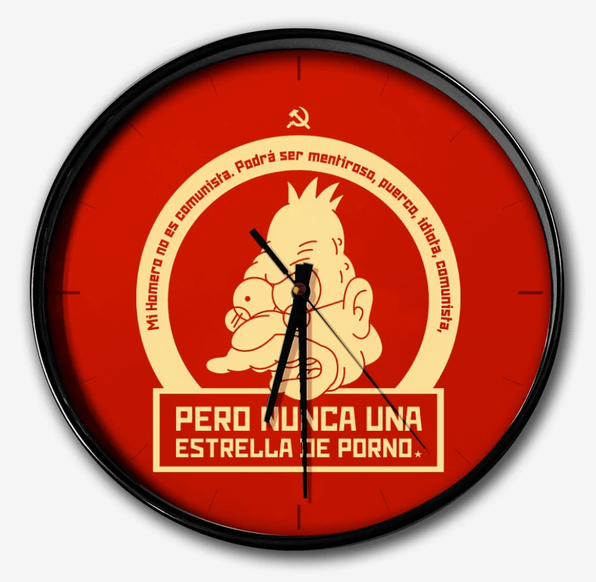 Reloj Rojo de Mi Homero