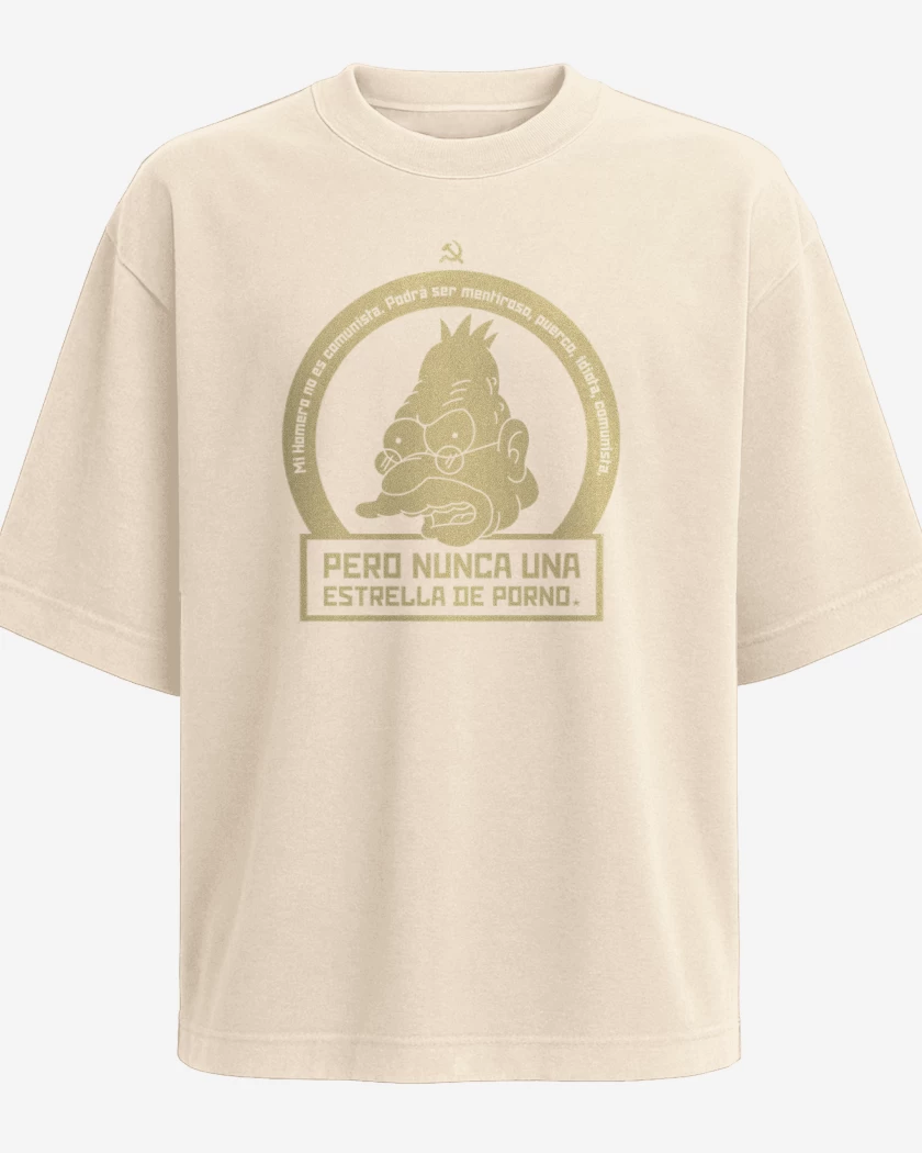 Polera Oversize Beige de Mi Homero