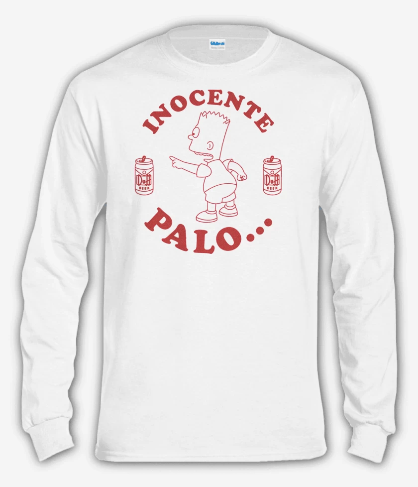 Polera manga larga Blanco de Inocente Palo...