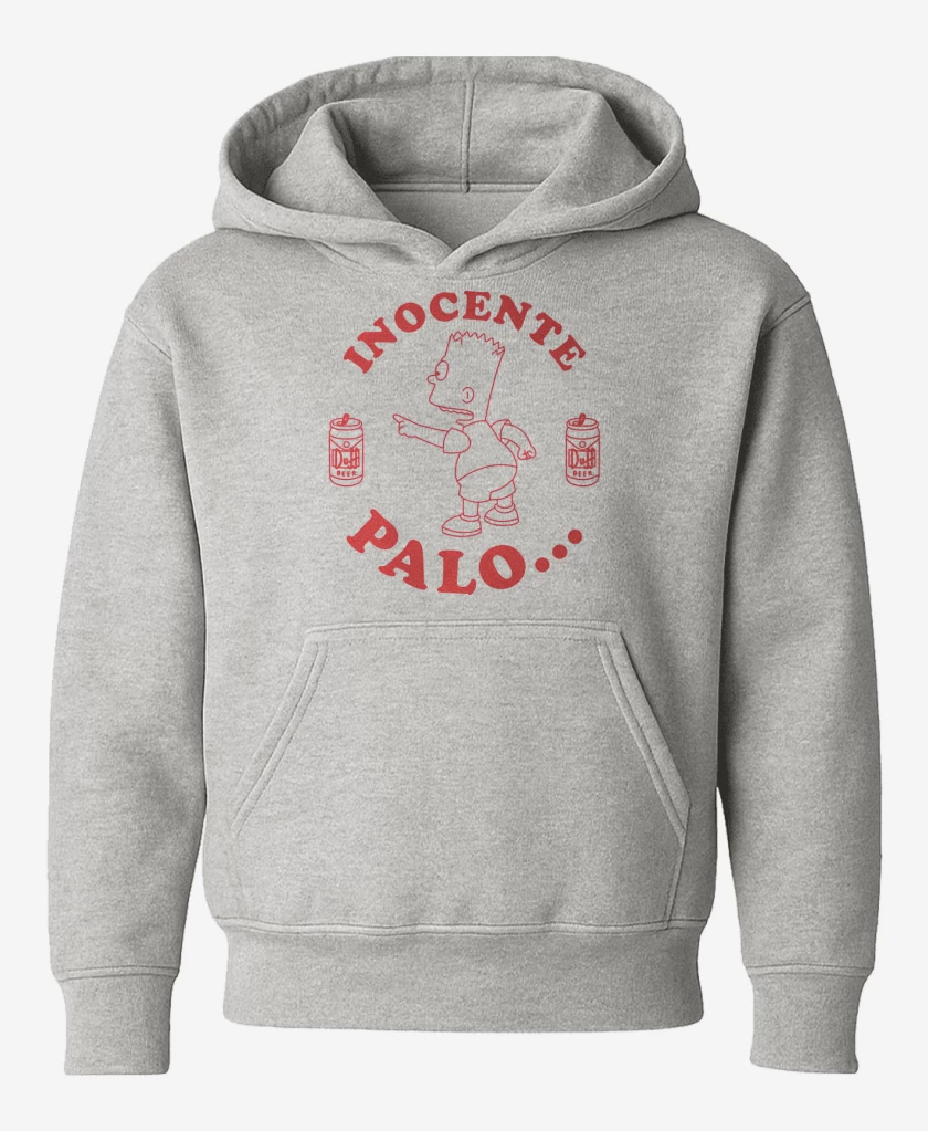 Poleron de niño Gris Melange de Inocente Palo...