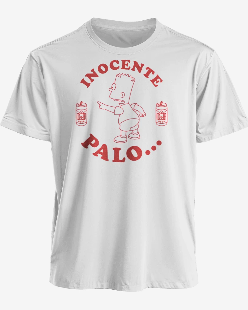 Polera premium Blanco de Inocente Palo...
