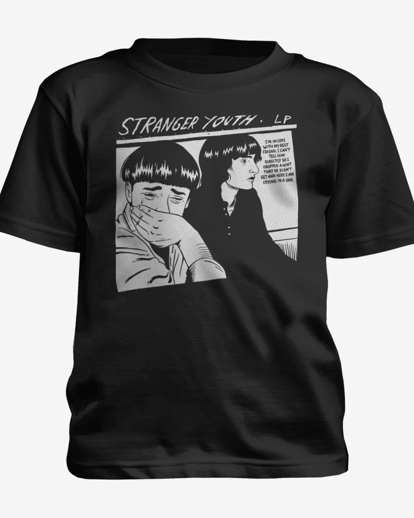 Polera de niño Negro de Stranger Youth