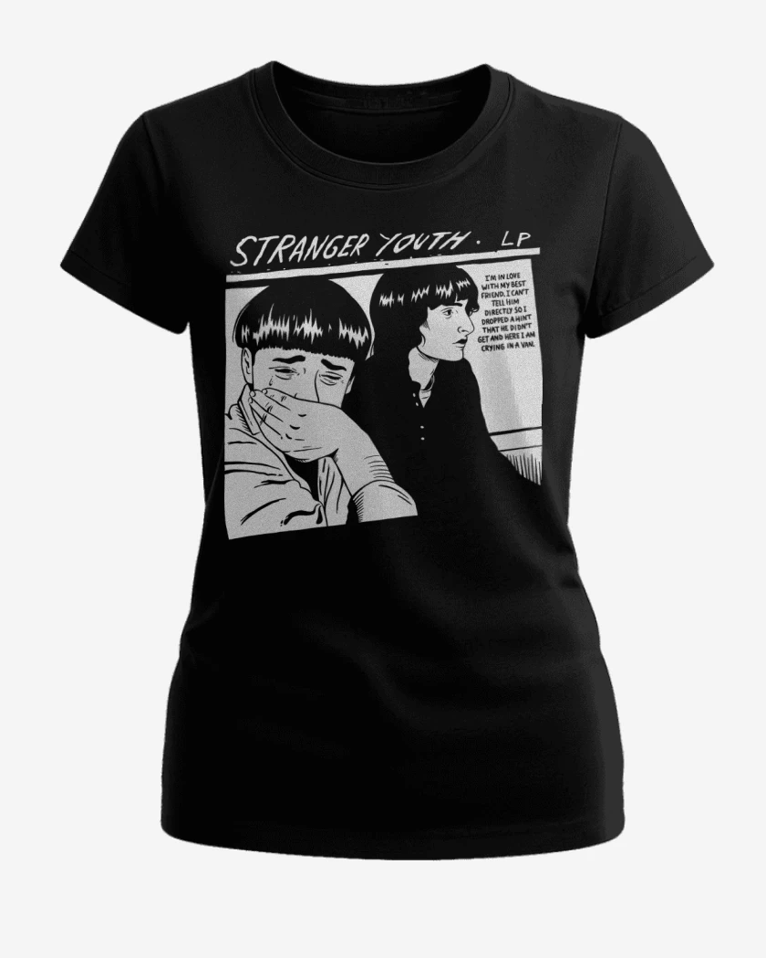 Polera de Mujer Negro de Stranger Youth