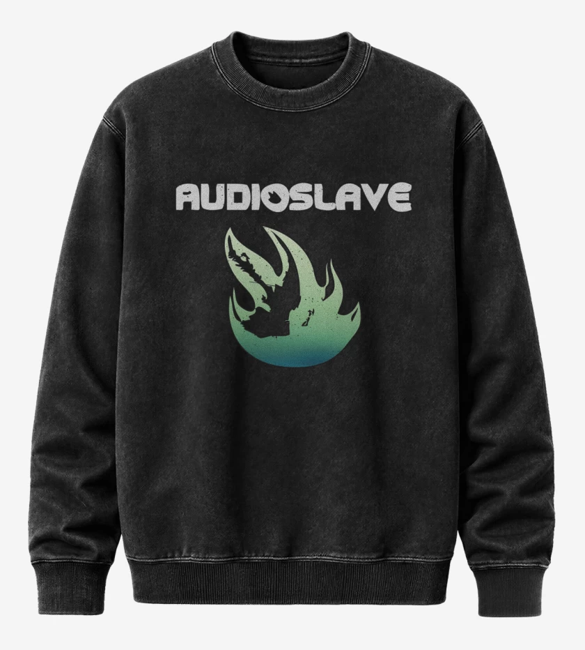Poleron Polo Acid Wash Negro de Audioslave nro 2