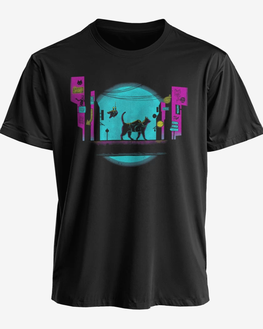 Polera premium Negro de Cyber Cat
