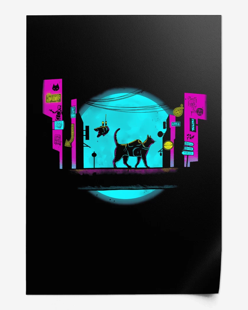 Print Cyber Cat