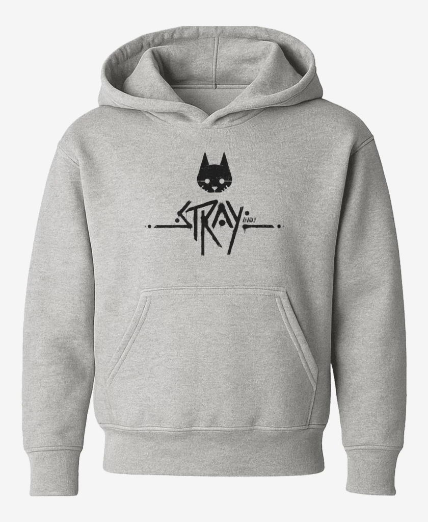 Poleron de niño Gris Melange de Stray Logo B