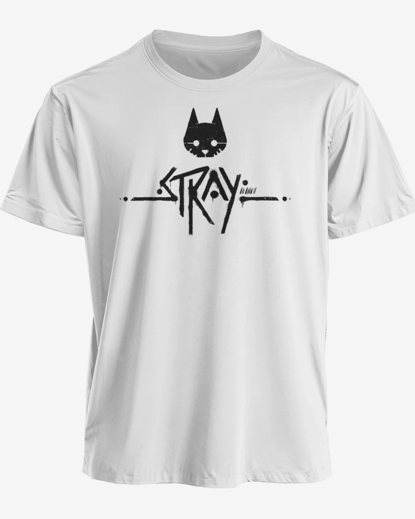 Polera premium Blanco de Stray Logo B