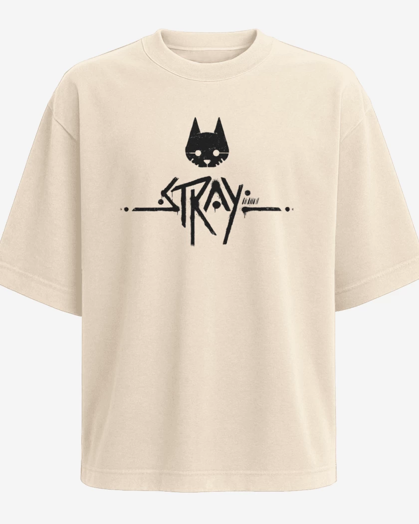 Polera Oversize Stray Logo B