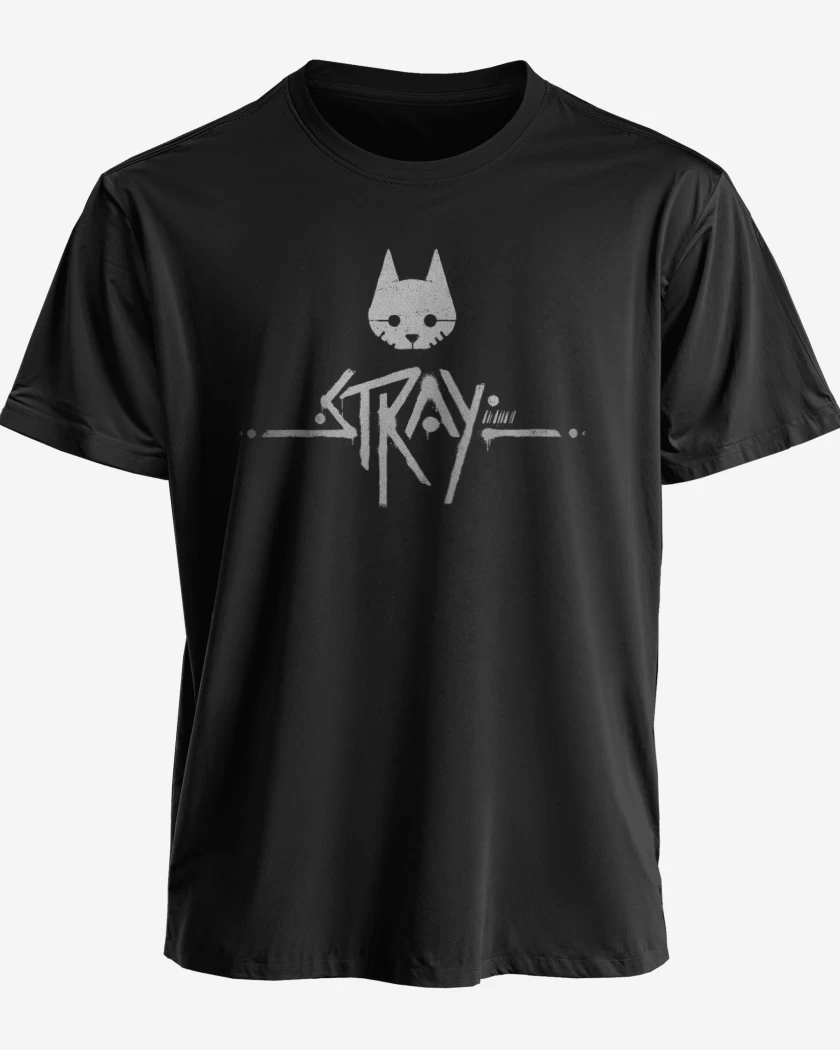 Polera Negro de Stray Logo W