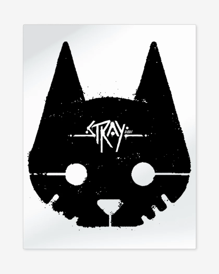 Print metalico Blanco de Stray Cat