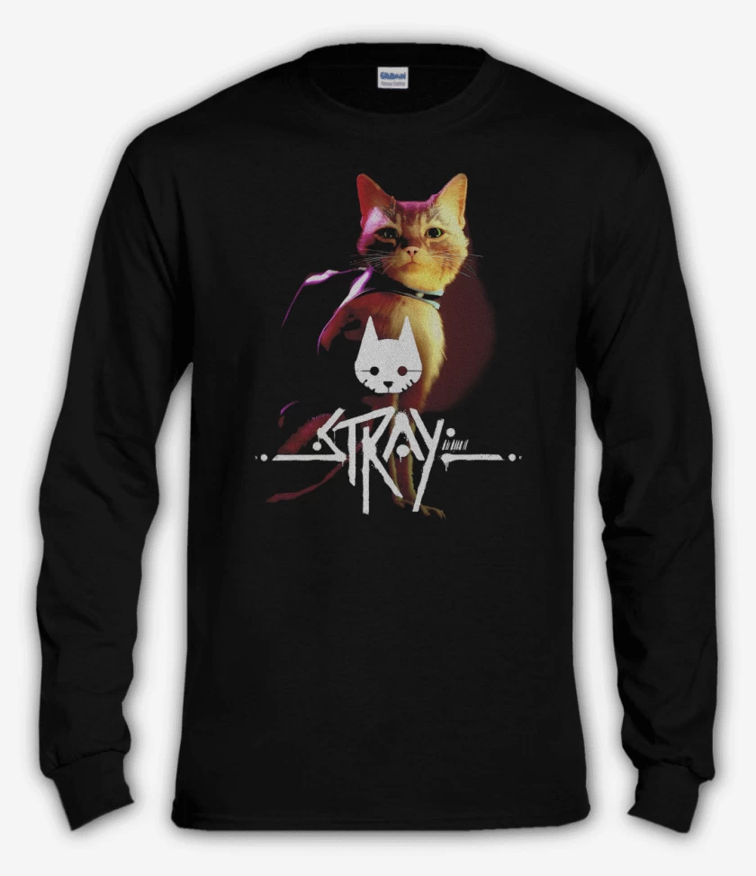 Polera manga larga Negro de Stray