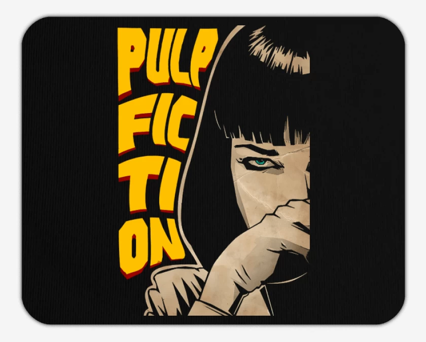 Mousepad Negro de Mia Wallace