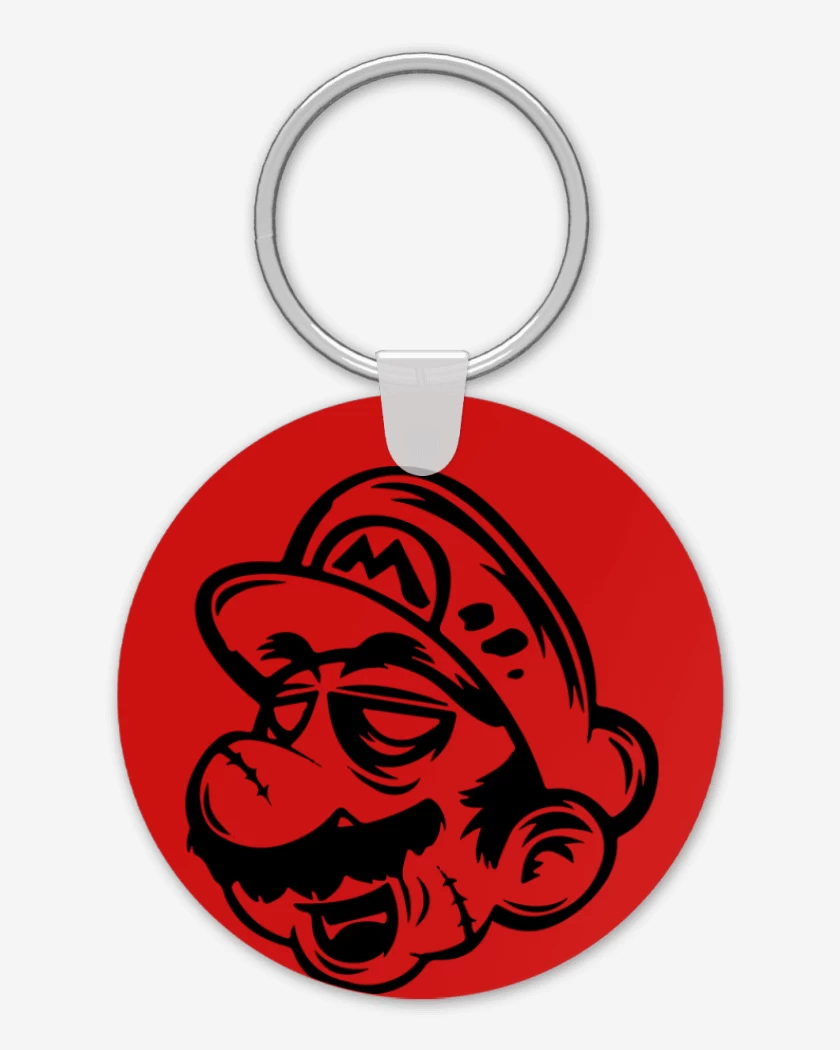 Llavero Rojo de Super biote Zombie