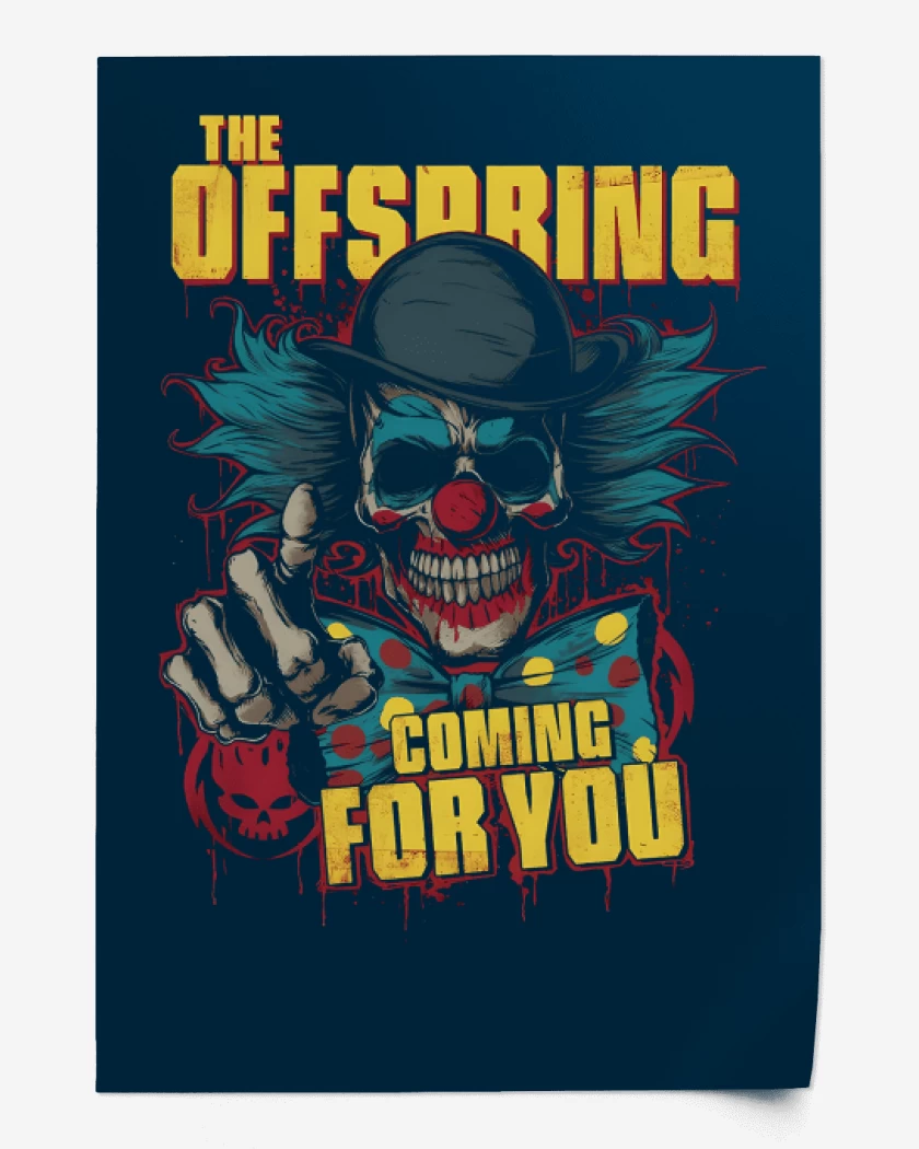 Print Azul Marino de The offspring comming for you