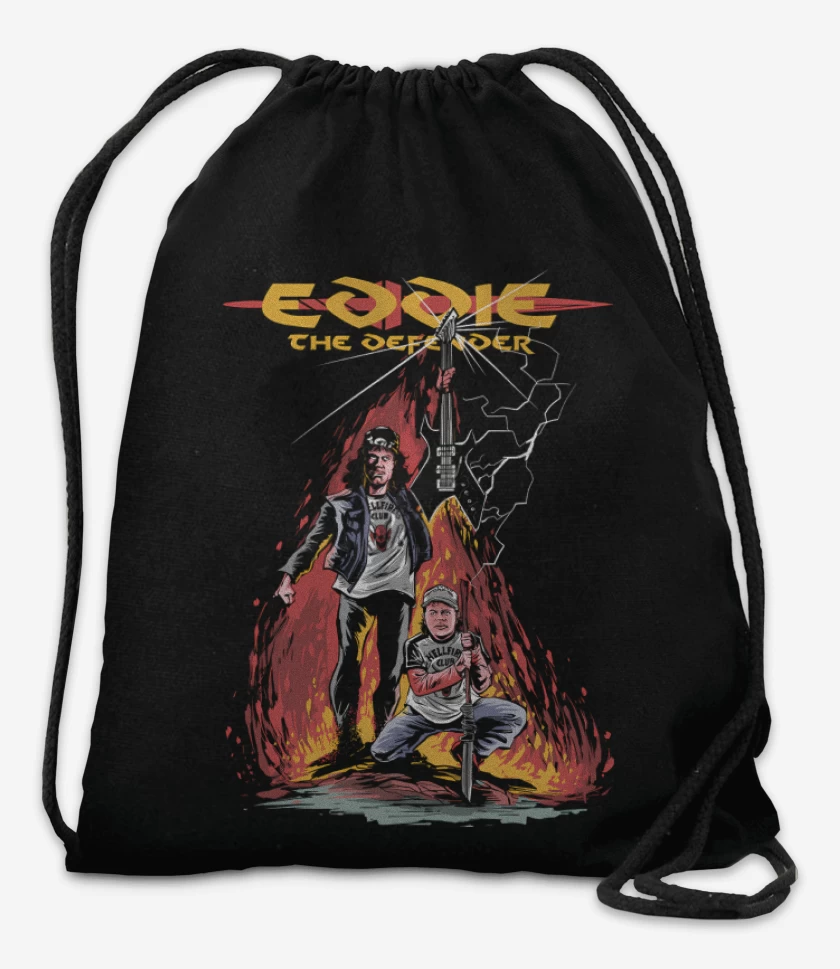 Mochila Negro de Eddie The Defender
