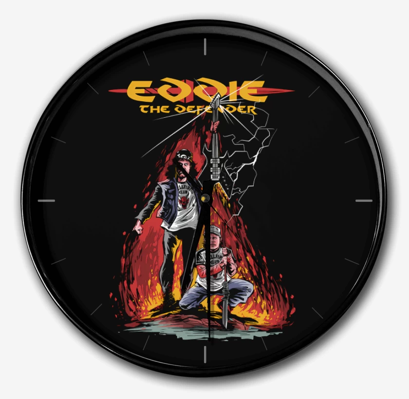Reloj Negro de Eddie The Defender