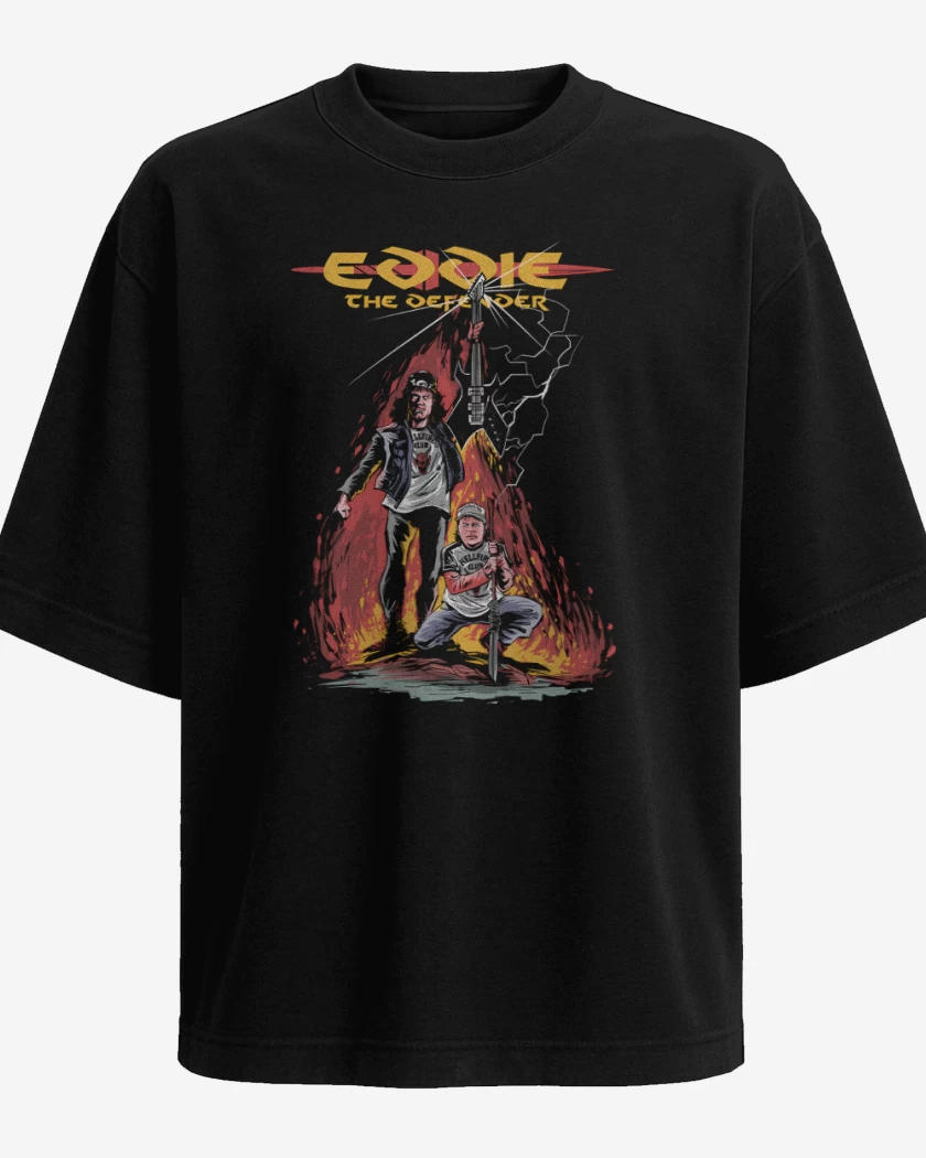 Polera Oversize Eddie The Defender