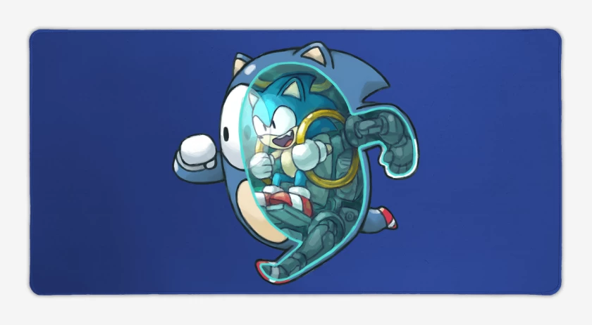 Mouse pad Gamer Azul Rey de Fall Sonic