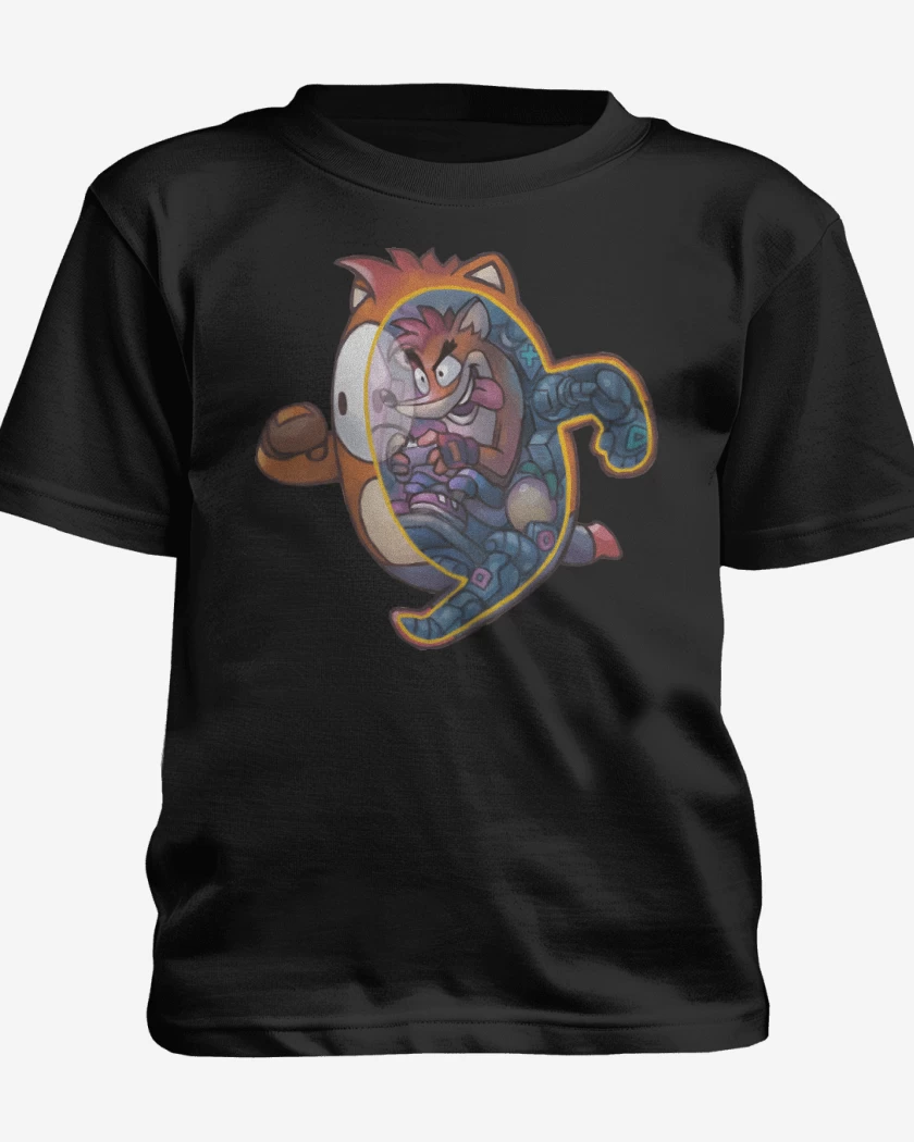Polera de niño Negro de Fall Crash