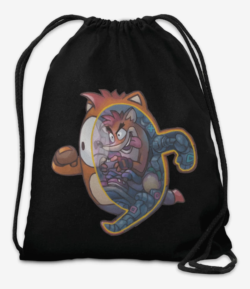 Mochila Negro de Fall Crash