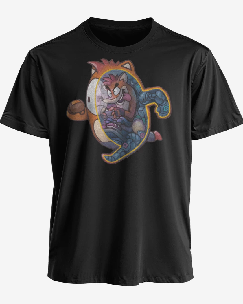 Polera premium Negro de Fall Crash