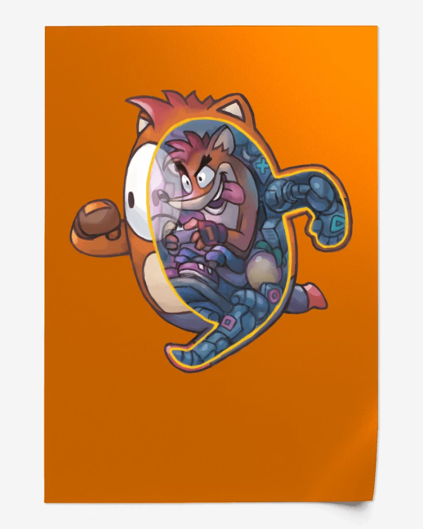 Print Naranjo de Fall Crash