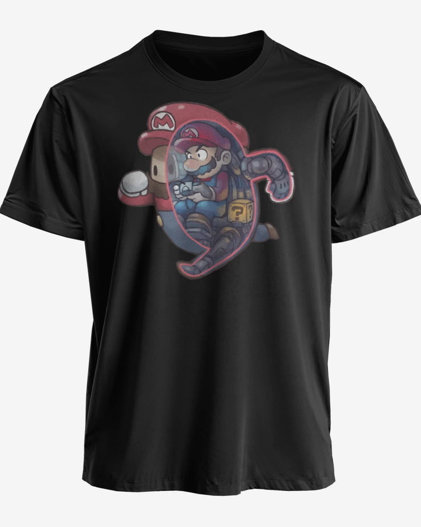 Polera premium Negro de Fall Bigote