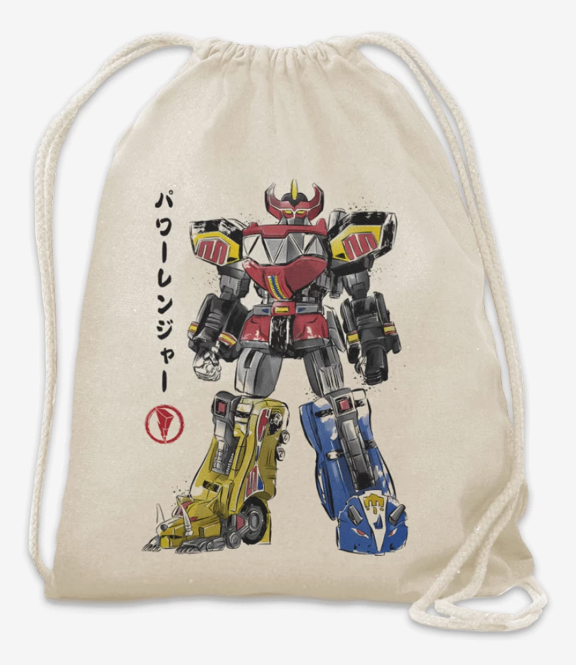Mochila Blanco de Mighty Morphin Megazord