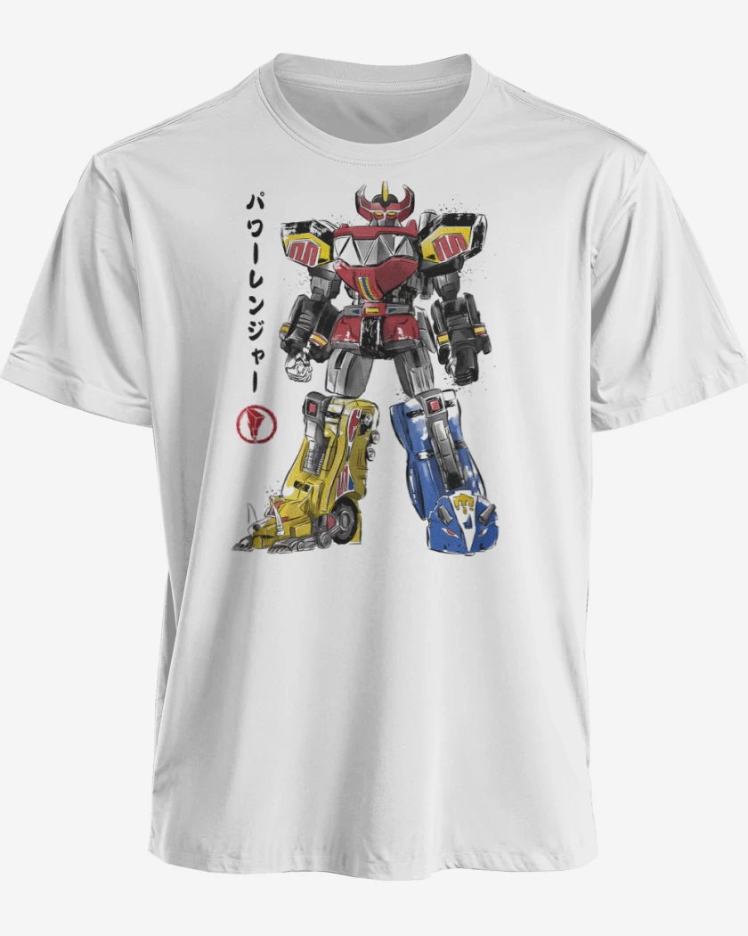Polera premium Mighty Morphin Megazord