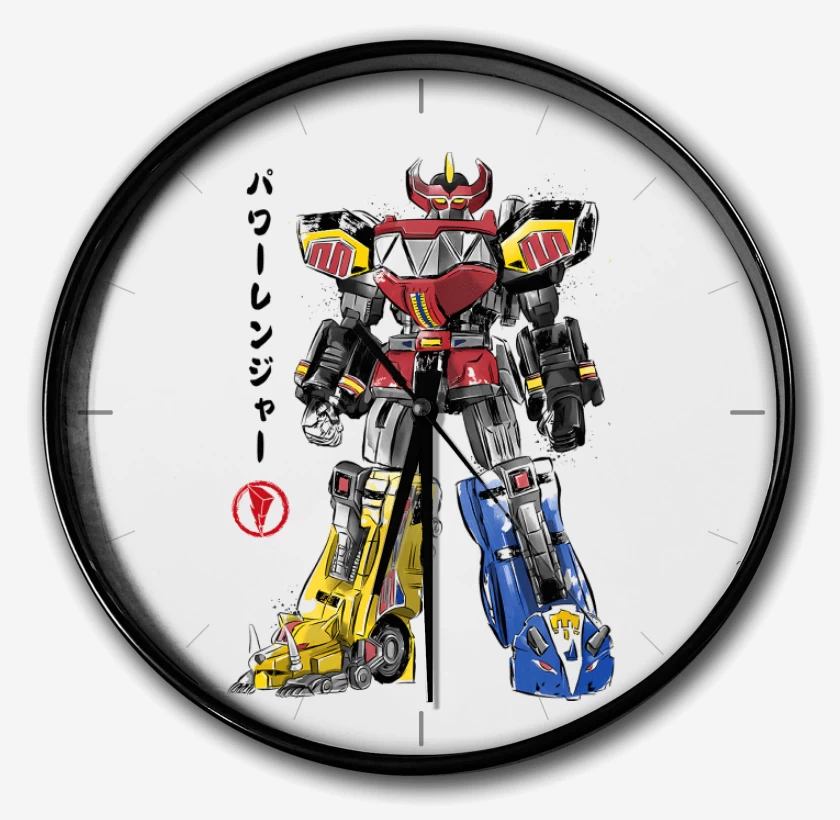 Reloj Blanco de Mighty Morphin Megazord