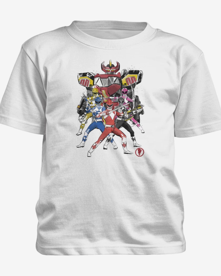 Polera de niño Blanco de Power Rangers 2