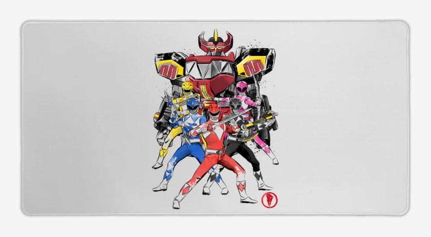 Mouse pad Gamer Power Rangers 2