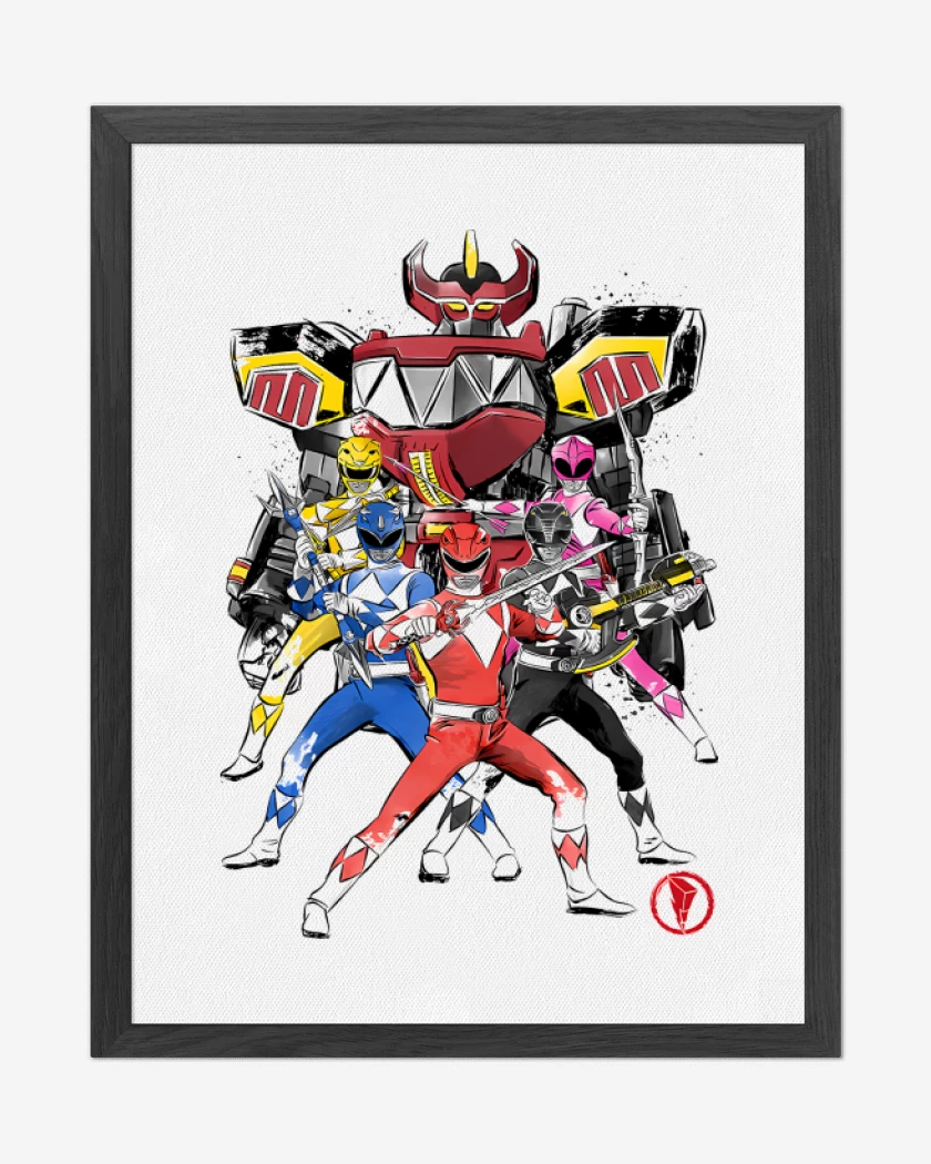 Cuadro decorativo Power Rangers 2