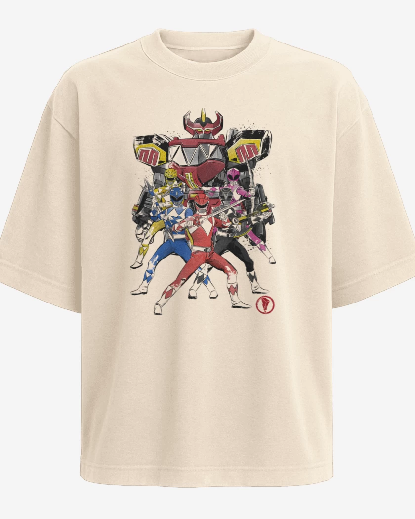 Polera Oversize Power Rangers 2