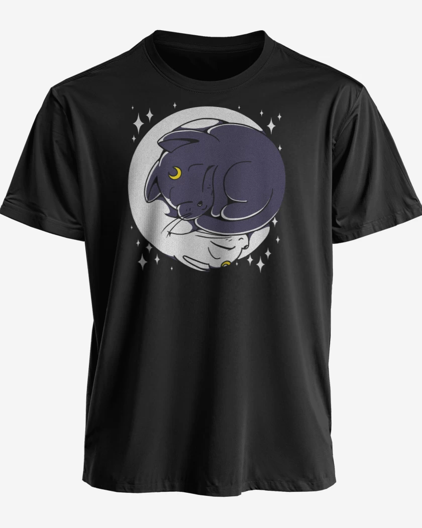 Polera premium Negro de Sailor Gatitos