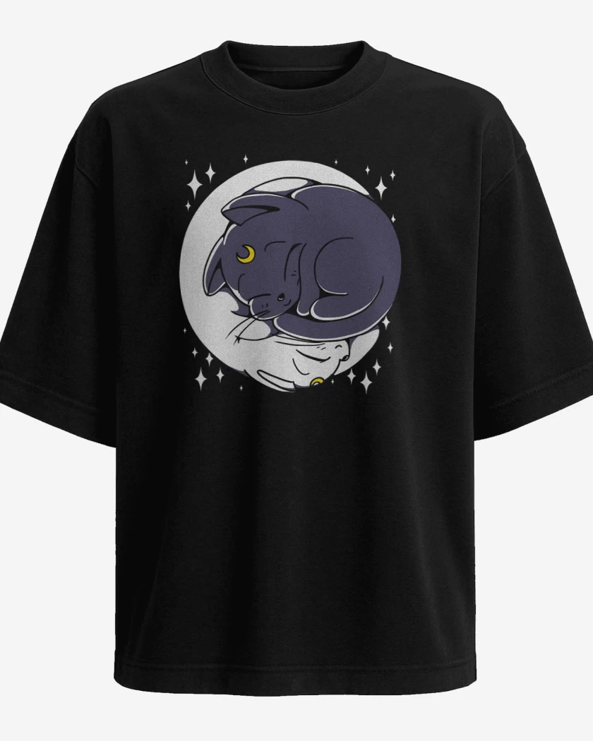 Polera Oversize Sailor Gatitos
