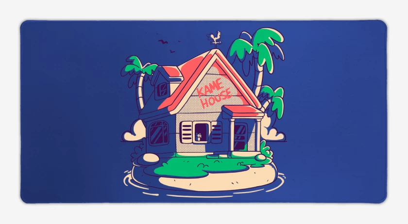 Mouse pad Gamer Azul Rey de Kame House