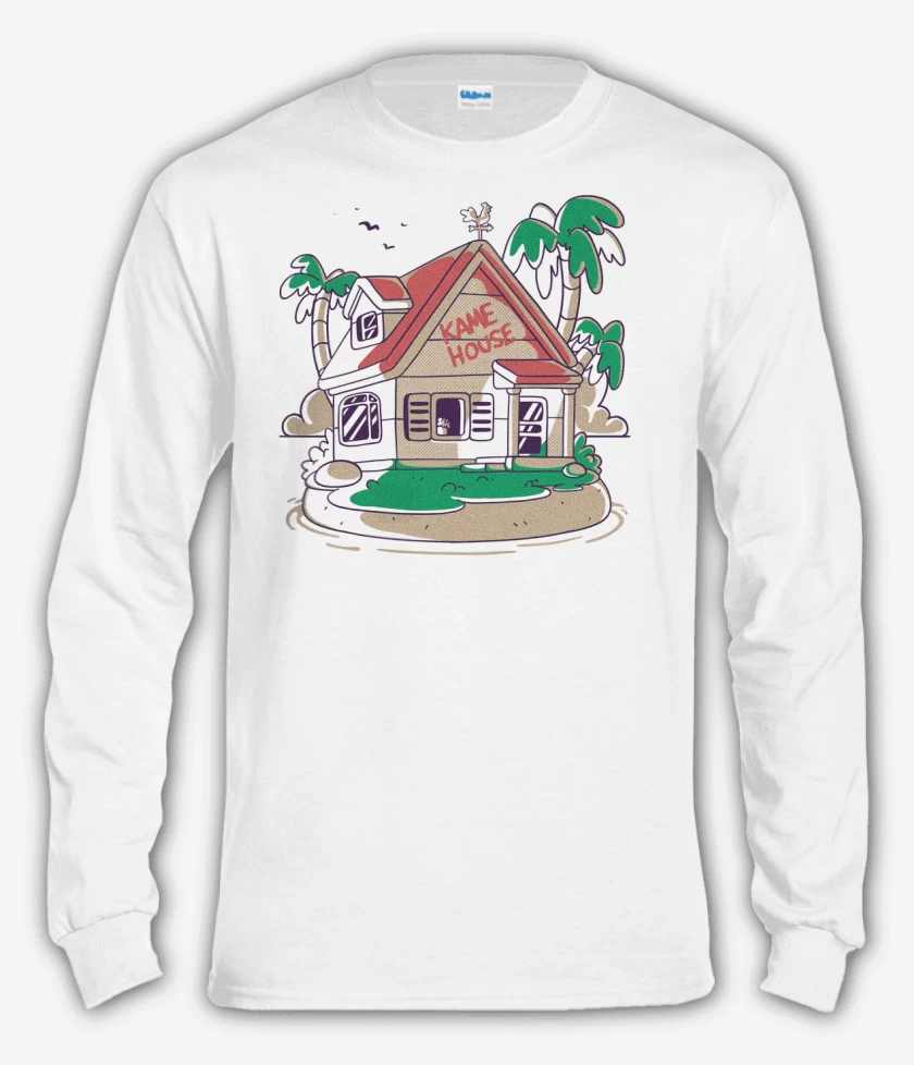 Polera manga larga Blanco de Kame House